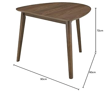 Amazon.co.jp: 関家具(Sekikagu) ダイニングテーブル ブラウン